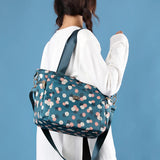 Floral Pattern Women's Shoulder Bag Large Capacity Female Messenger Bag