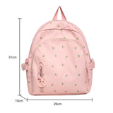 Floral Women Backpacks Mini College Student School Bags for Girl Teenager