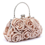 Flower Clutch Bag Bridal Floral Purse Evening Dress Clutches Party Wallet