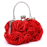 Flower Clutch Bag Bridal Floral Purse Evening Dress Clutches Party Wallet