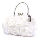 Flower Clutch Bag Bridal Floral Purse Evening Dress Clutches Party Wallet