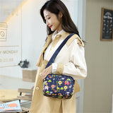 Flower Pattern Small Ladies Shoulder Bag High Nylon Women's Bag