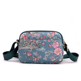 Flower Pattern Small Ladies Shoulder Bag High Nylon Women's Bag