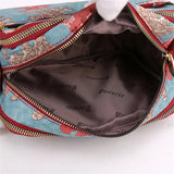 Flower Pattern Small Ladies Shoulder Bag High Nylon Women's Bag