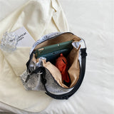 Flower Women's Shopper Bag High Capacity Shoulder Messenger Bags for Women