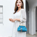 Chinese Style Flowers Crossbody Bag for Women Handbags