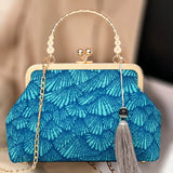 Chinese Style Flowers Crossbody Bag for Women Handbags