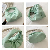Underarm Shoulder Bag Soft PU Leather Large Capacity Tote