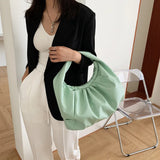 Underarm Shoulder Bag Soft PU Leather Large Capacity Tote