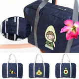 Avocado Print Travel Bag Unisex Large Capacity Waterproof Handbag