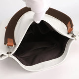 Women Big Size Canvas Handbag Tote Flower Printing Shoulder Bag
