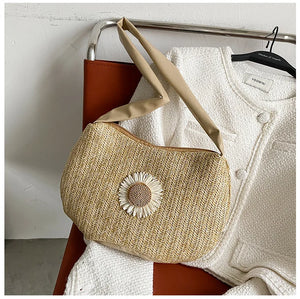 Women Big Size Handbag Tote Casual Flower Printing Canvas Graffiti Shoulder Bag