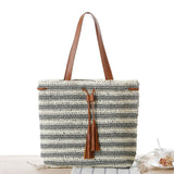 Women Big Size Handbag Casual Flower Printing Canvas Shoulder Bag
