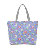 Women Large Tote Handbag Floral Canvas Shoulder Bag