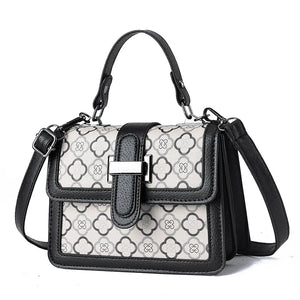 Women'S Plaid Crossbody Handbag Messenger Flap Bag