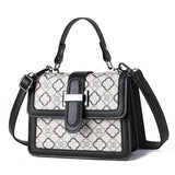 Women'S Plaid Crossbody Handbag Messenger Flap Bag