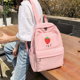 Avocado Embroidery Shoulder Bag Grey Waterproof Travel