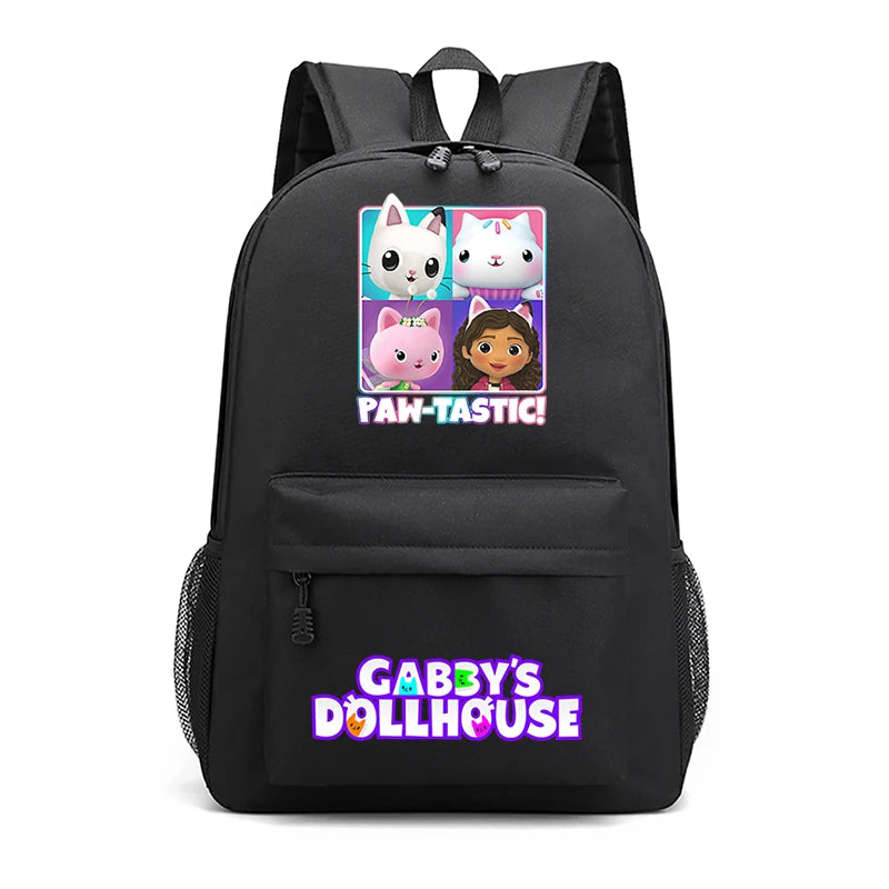 Gabby Dollhouse Female Bookbag Cotton Women Backpack for Teenagers Girl College