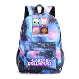 Gabby Dollhouse Female Bookbag Cotton Women Backpack for Teenagers Girl College