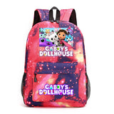 Gabby Dollhouse Female Bookbag Cotton Women Backpack for Teenagers Girl College