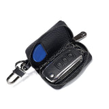 Leather Car Key Holders Men Women Zipper Key Case For Car Gift