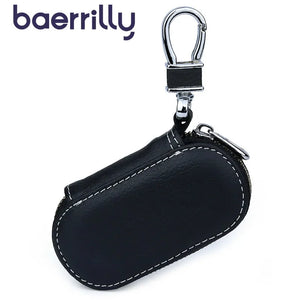 Leather Car Key Wallets Men And Women Housekeeper Keys Organizer