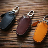 Cowhide Car Key Holder Pouch Bag Organizer Keychain Cover Male