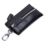 Leather Key Wallet Multifunction Keys Organizer Men Car Key Case W...