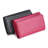 Leather Key Wallet Multifunction Keys Organizer Men Car Key Holder Keychain