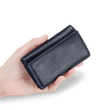 Leather Key Wallet Multifunction Keys Organizer Men Car Key Holder Keychain