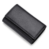 Leather Key Wallet Multifunction Keys Organizer Men Car Key Holder Keychain