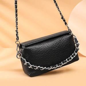 Leather Shoulder Bag Women Crossbody Chain Small Handbags