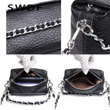 Leather Shoulder Bag Women's Bag Chain Small Crossbody Bags