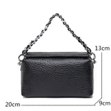Leather Shoulder Bag Women Crossbody Chain Small Handbags