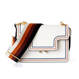 Leather Flap Bag Crossbody Handbag for Women