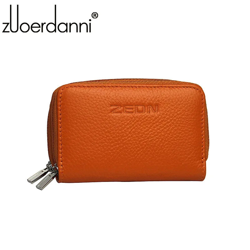 Leather Smart Key Holder Case Women Bag Small Purse Keychain Wallet