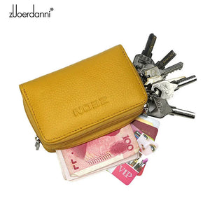 Leather Smart Key Holder Case Women Bag Small Purse Keychain Wallet