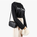 Small Floral Embossed Leather Crossbody Bag Wristlet Clutch
