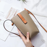 Leather Women's Crossbody Bags Small Mobile Phone Bag Female Mini Shoulder Bag