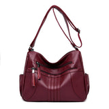 Leather Women's Shoulder Bags Handbag Female Messenger Crossbody Bags