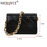 Geometric Pattern Shoulder Bag Acrylic Chain Small Flap Handbag