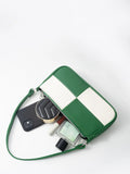 Plaid PU Leather Women Bags Casual Shoulder Bag Totes