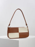 Plaid PU Leather Women Bags Casual Shoulder Bag Totes