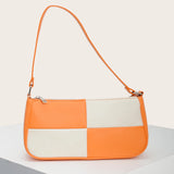 Plaid PU Leather Women Bags Casual Shoulder Bag Totes