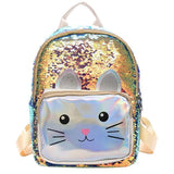 Sequined Teen Backpack College Style School Bag