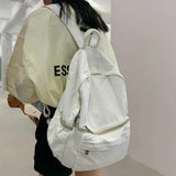 Girl Canvas College Backpack Women Travel Teen Bag Ladies Harajuku Bag