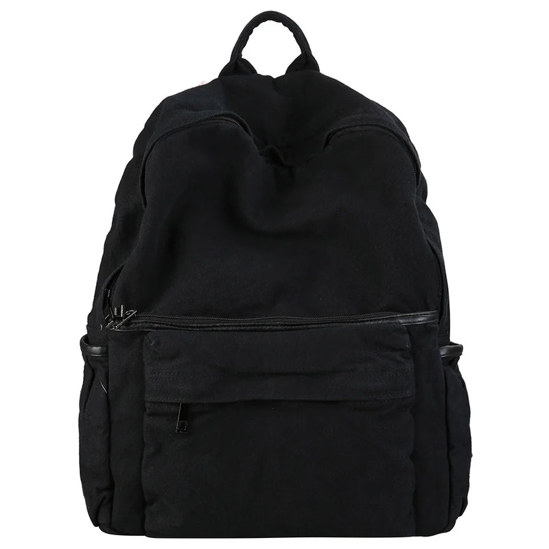 Girl Canvas College Backpack Women Travel Teen Bag Ladies Harajuku Bag