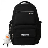 Striped Backpack for Girls Large Capacity Book Bag