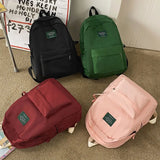 Girl College Schoolbag Casual Women Backpack Nylon Book Packbag