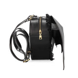 Girl Gothic Backpacks Bat Heart Backpack Lace Material Halloween
